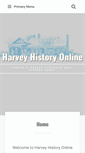 Mobile Screenshot of harveyhistoryonline.com